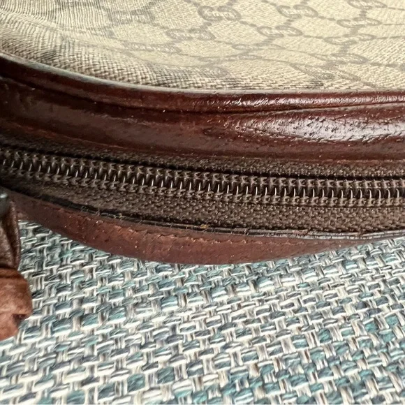 Gucci Plus Mini Tan and Brown Crossbody Bag with Iconic Monogram - Picture 12 of 16